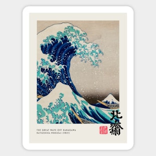 The Great Wave off Kanagawa Poster Sticker